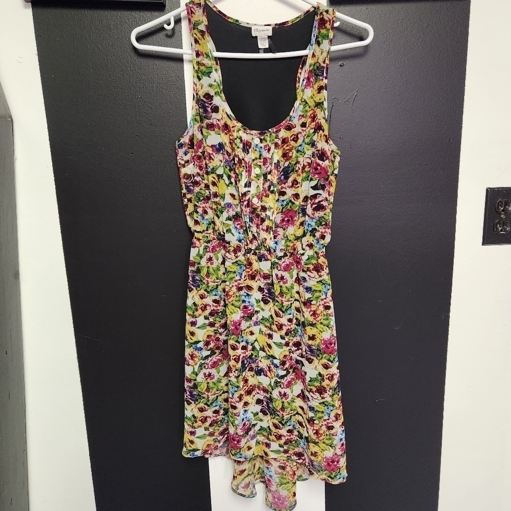 Rainbow flower tea dress - Picture 2 of 5